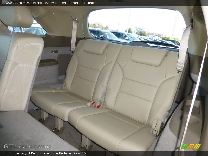 Aspen White Pearl / Parchment 2008 Acura MDX Technology