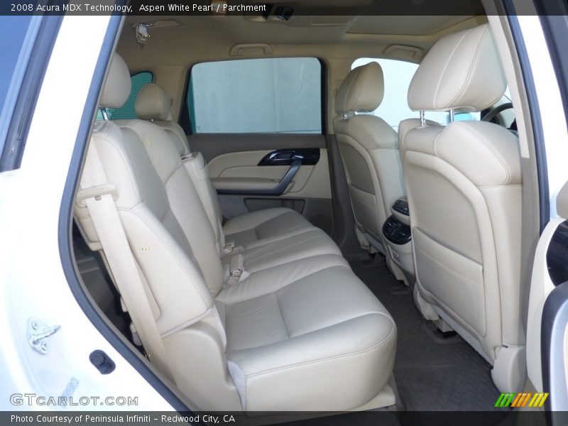 Aspen White Pearl / Parchment 2008 Acura MDX Technology