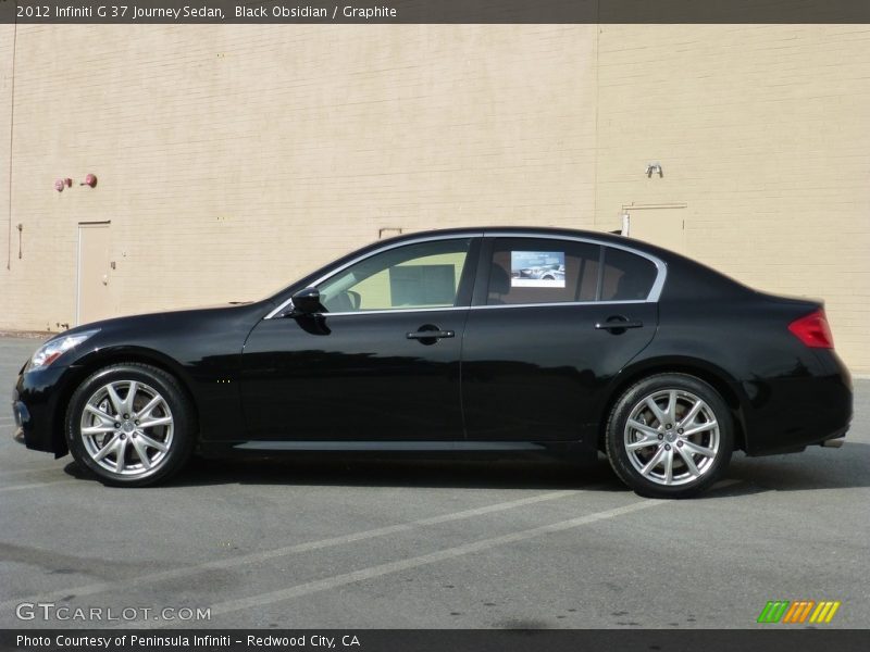 Black Obsidian / Graphite 2012 Infiniti G 37 Journey Sedan