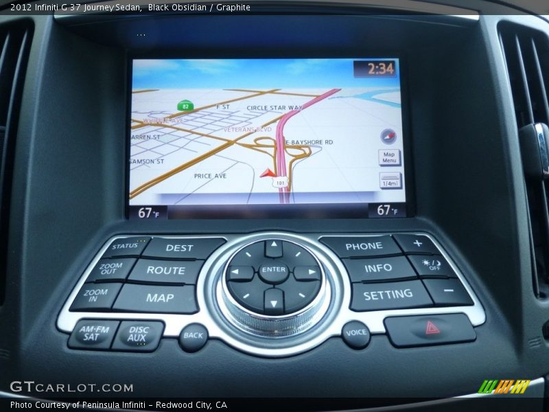 Black Obsidian / Graphite 2012 Infiniti G 37 Journey Sedan