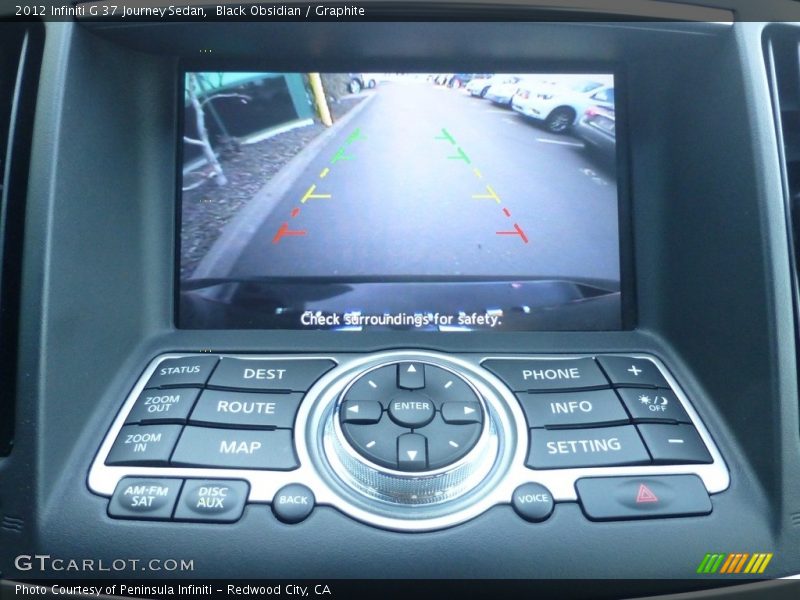 Black Obsidian / Graphite 2012 Infiniti G 37 Journey Sedan
