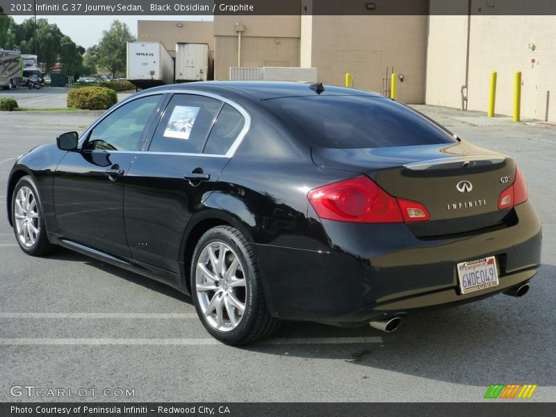 Black Obsidian / Graphite 2012 Infiniti G 37 Journey Sedan