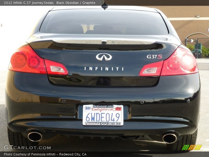 Black Obsidian / Graphite 2012 Infiniti G 37 Journey Sedan