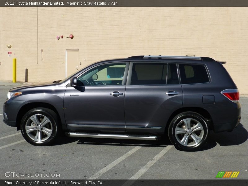Magnetic Gray Metallic / Ash 2012 Toyota Highlander Limited