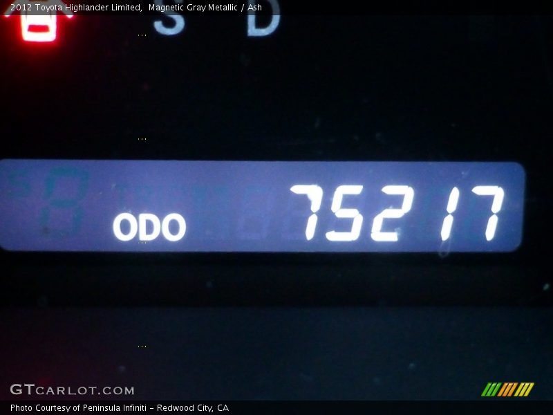 Magnetic Gray Metallic / Ash 2012 Toyota Highlander Limited