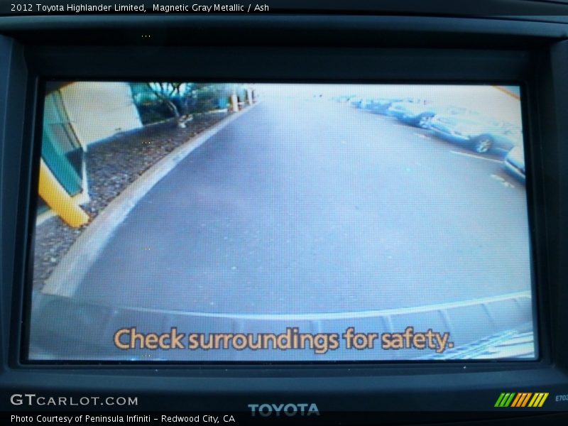 Magnetic Gray Metallic / Ash 2012 Toyota Highlander Limited