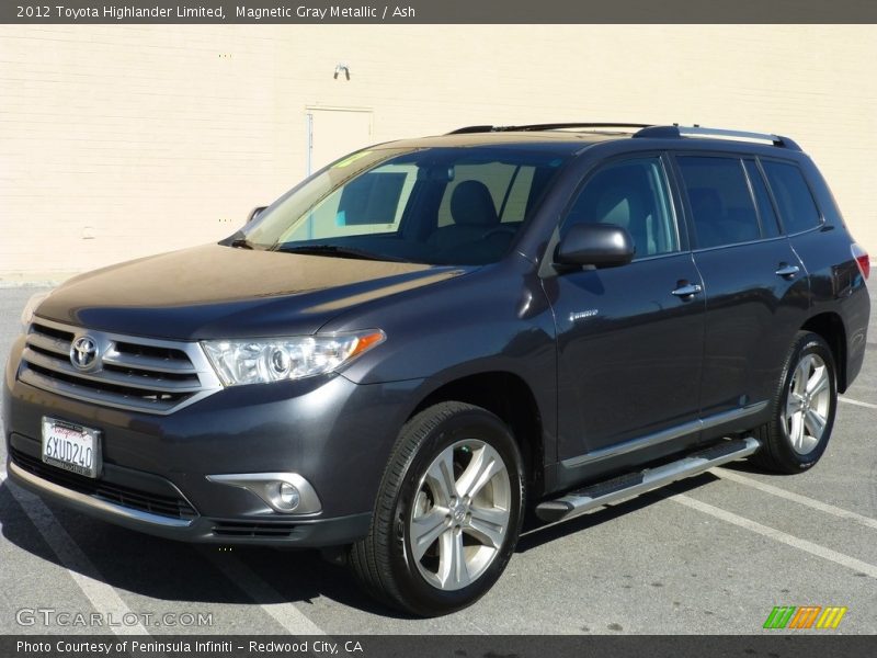 Magnetic Gray Metallic / Ash 2012 Toyota Highlander Limited