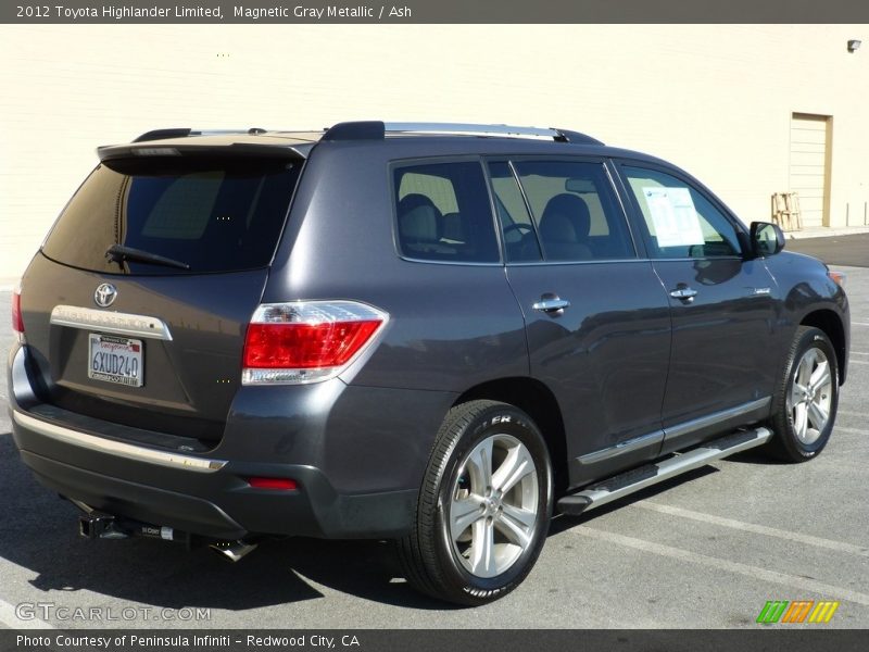 Magnetic Gray Metallic / Ash 2012 Toyota Highlander Limited