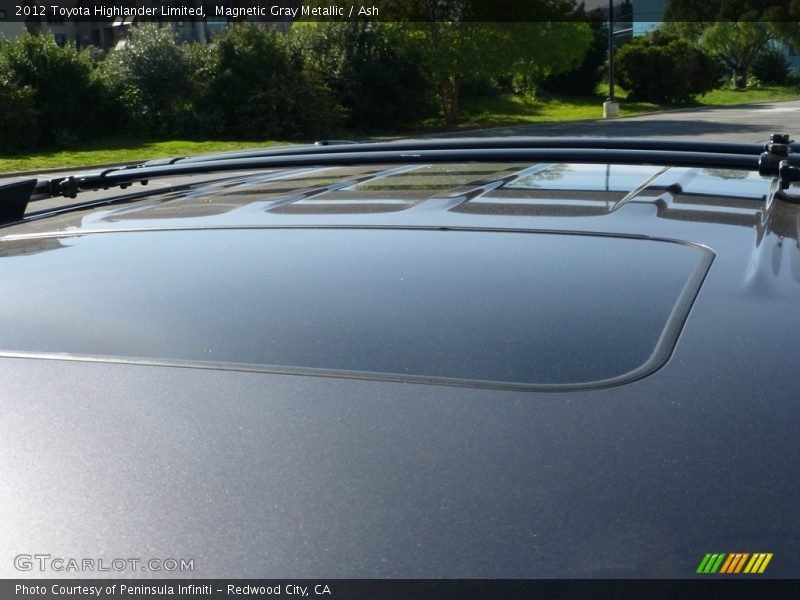 Magnetic Gray Metallic / Ash 2012 Toyota Highlander Limited