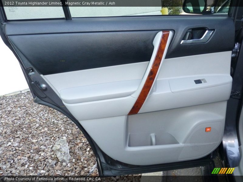 Magnetic Gray Metallic / Ash 2012 Toyota Highlander Limited
