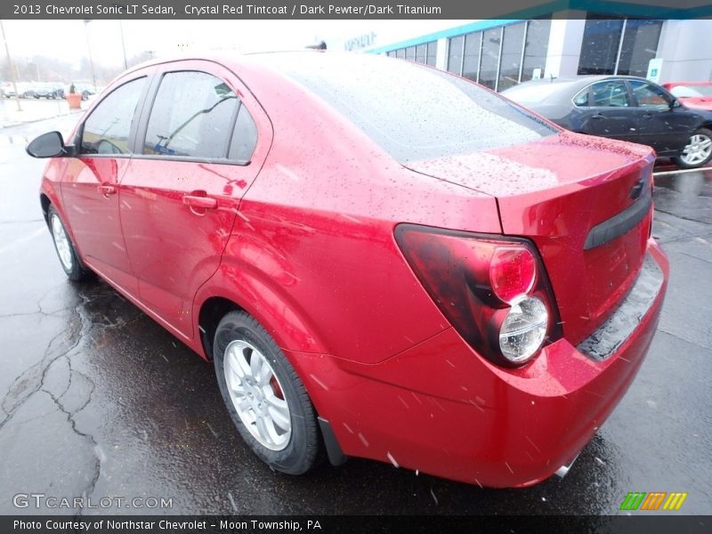 Crystal Red Tintcoat / Dark Pewter/Dark Titanium 2013 Chevrolet Sonic LT Sedan