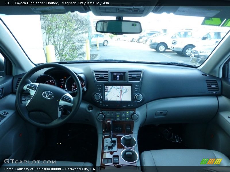 Magnetic Gray Metallic / Ash 2012 Toyota Highlander Limited