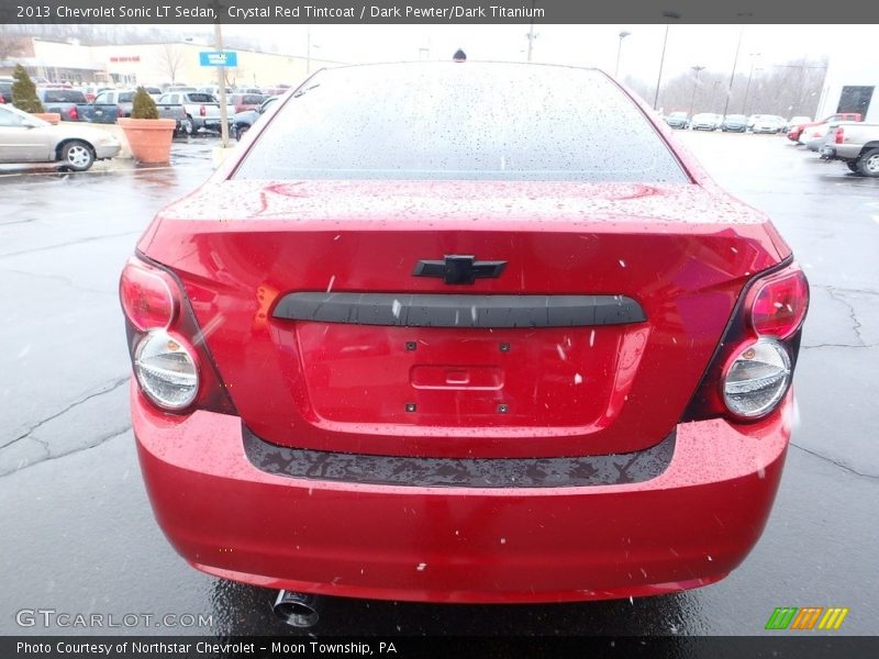 Crystal Red Tintcoat / Dark Pewter/Dark Titanium 2013 Chevrolet Sonic LT Sedan