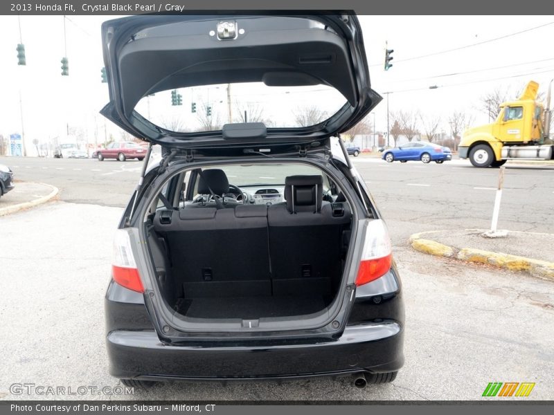 Crystal Black Pearl / Gray 2013 Honda Fit