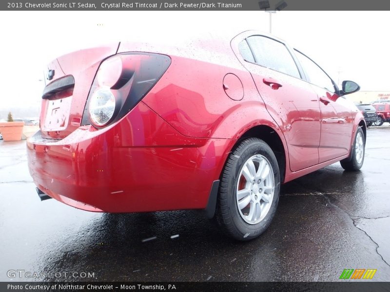 Crystal Red Tintcoat / Dark Pewter/Dark Titanium 2013 Chevrolet Sonic LT Sedan
