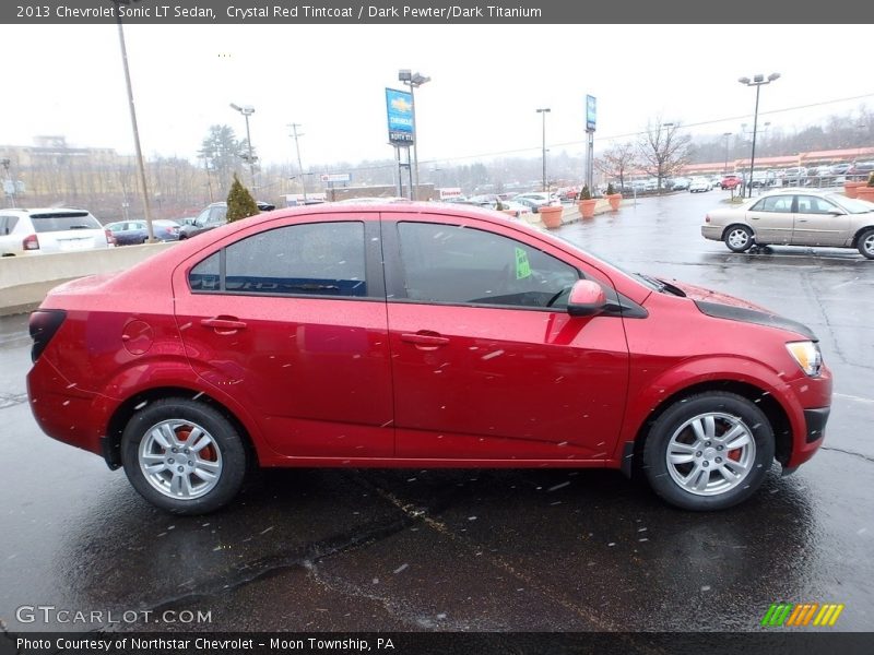 Crystal Red Tintcoat / Dark Pewter/Dark Titanium 2013 Chevrolet Sonic LT Sedan