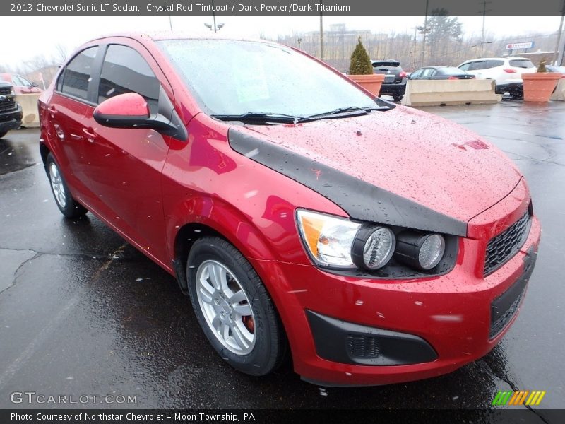 Crystal Red Tintcoat / Dark Pewter/Dark Titanium 2013 Chevrolet Sonic LT Sedan