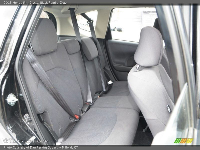 Crystal Black Pearl / Gray 2013 Honda Fit