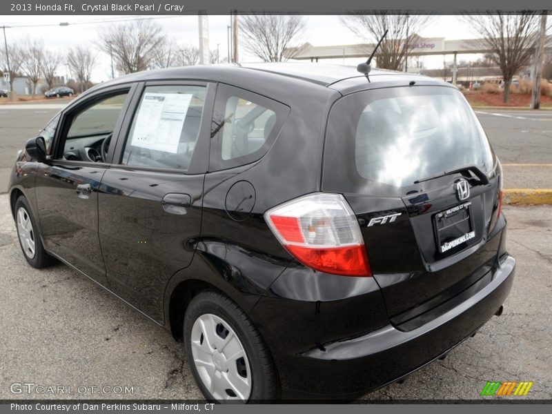 Crystal Black Pearl / Gray 2013 Honda Fit