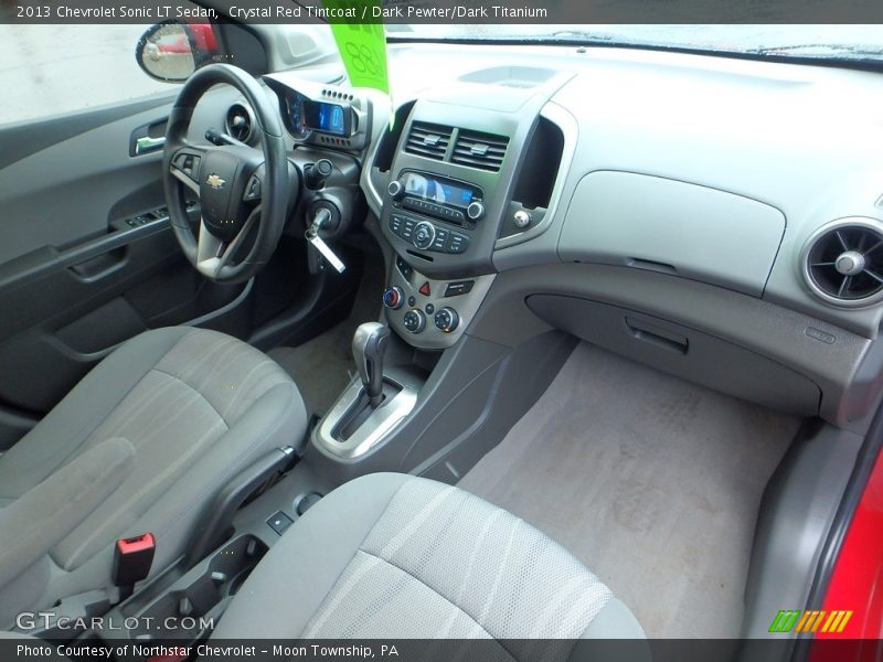 Crystal Red Tintcoat / Dark Pewter/Dark Titanium 2013 Chevrolet Sonic LT Sedan