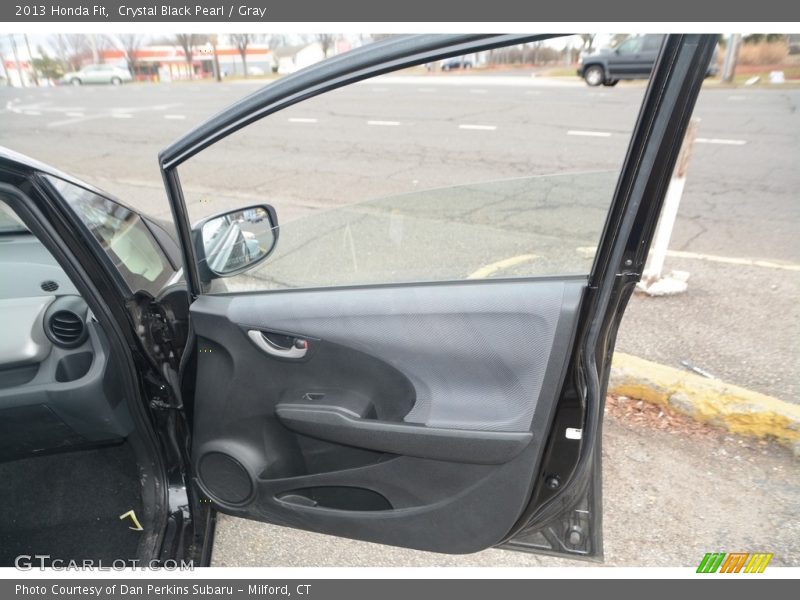 Crystal Black Pearl / Gray 2013 Honda Fit