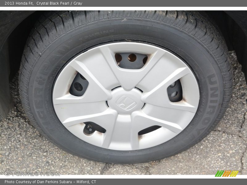 Crystal Black Pearl / Gray 2013 Honda Fit
