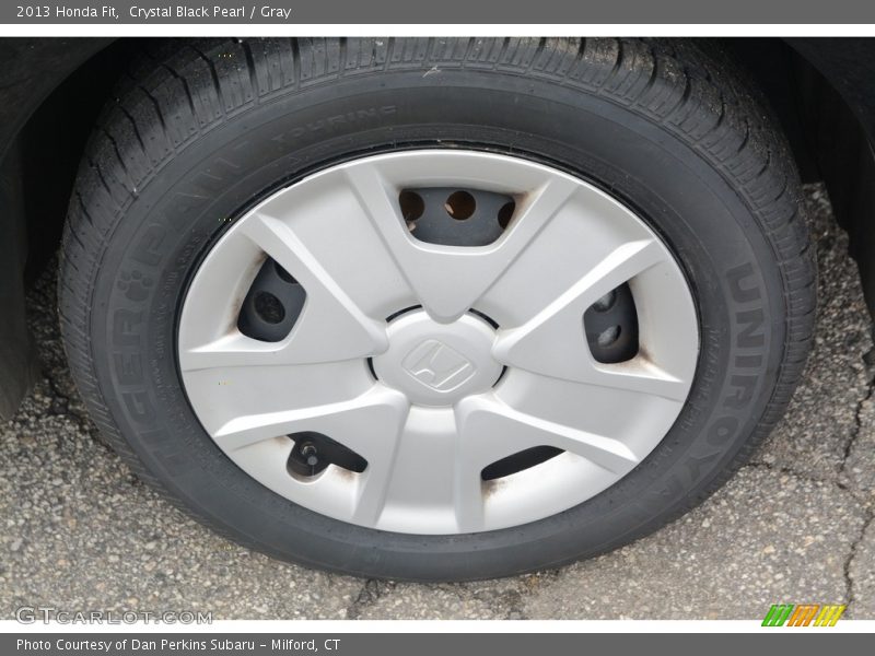 Crystal Black Pearl / Gray 2013 Honda Fit