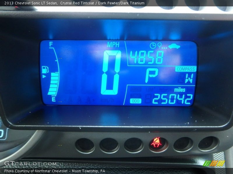 Crystal Red Tintcoat / Dark Pewter/Dark Titanium 2013 Chevrolet Sonic LT Sedan
