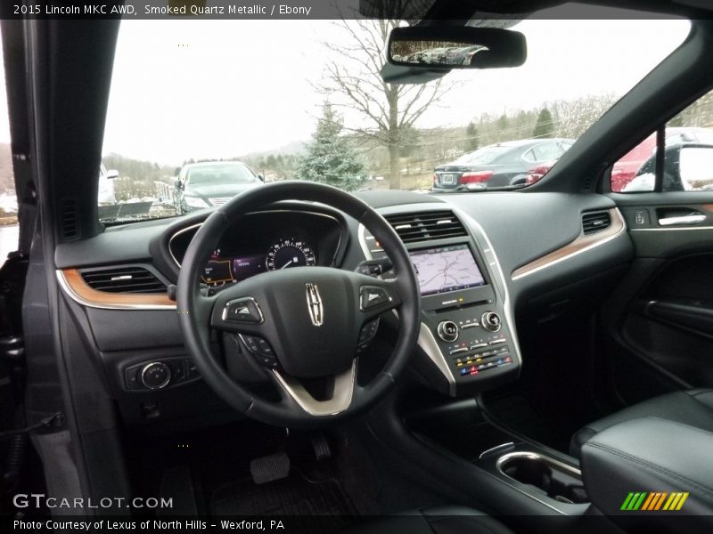 Smoked Quartz Metallic / Ebony 2015 Lincoln MKC AWD