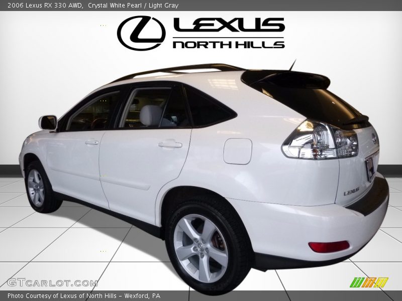 Crystal White Pearl / Light Gray 2006 Lexus RX 330 AWD