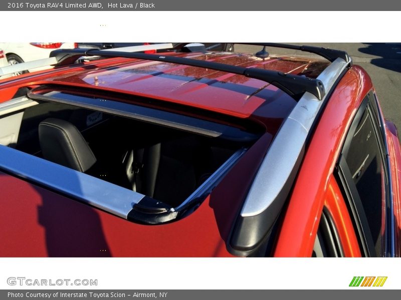Hot Lava / Black 2016 Toyota RAV4 Limited AWD
