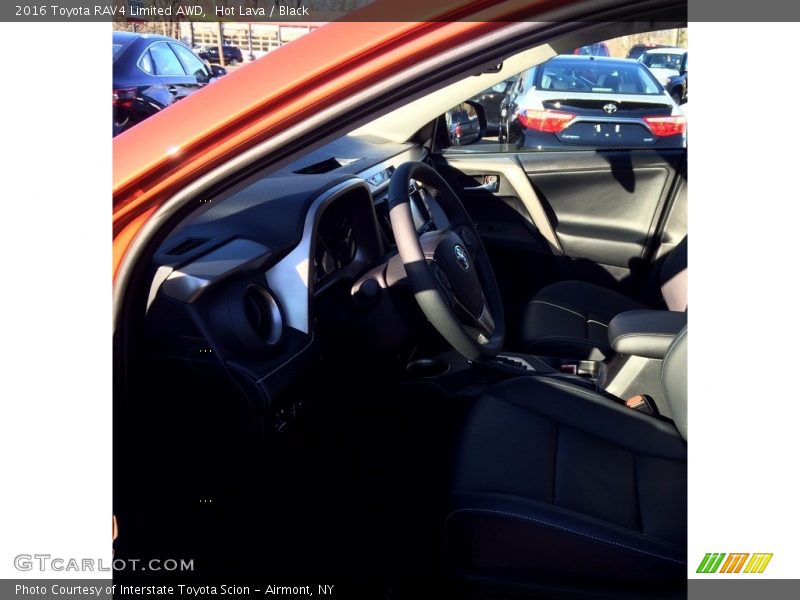 Hot Lava / Black 2016 Toyota RAV4 Limited AWD