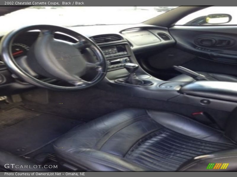 Black / Black 2002 Chevrolet Corvette Coupe