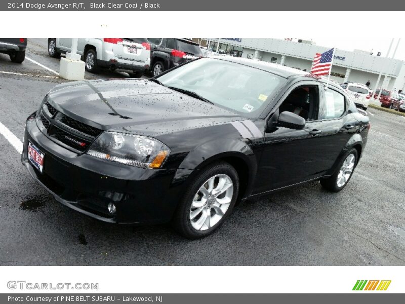 Black Clear Coat / Black 2014 Dodge Avenger R/T