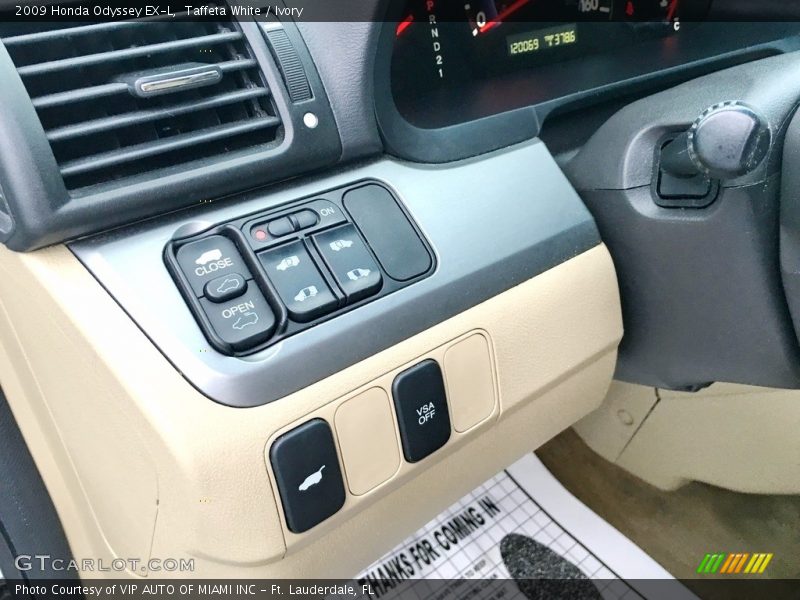 Taffeta White / Ivory 2009 Honda Odyssey EX-L