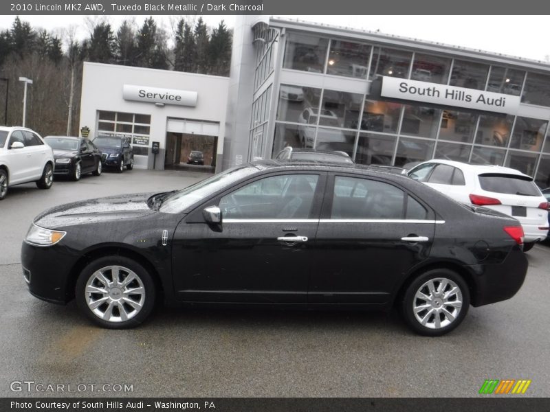 Tuxedo Black Metallic / Dark Charcoal 2010 Lincoln MKZ AWD