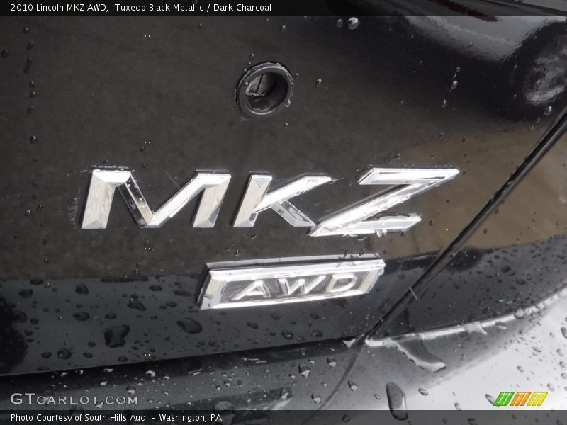 Tuxedo Black Metallic / Dark Charcoal 2010 Lincoln MKZ AWD