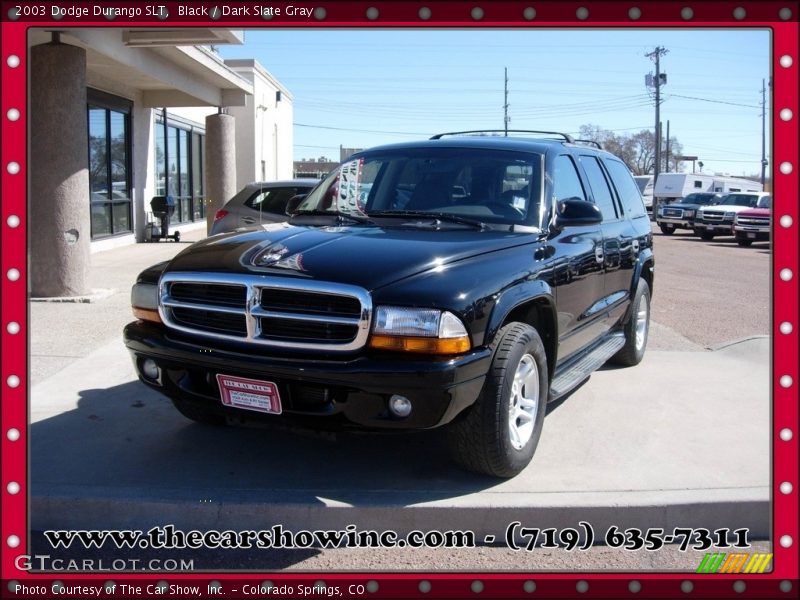 Black / Dark Slate Gray 2003 Dodge Durango SLT