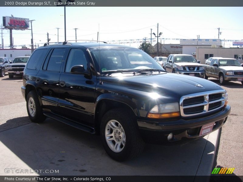 Black / Dark Slate Gray 2003 Dodge Durango SLT