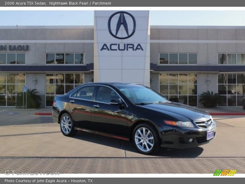 Nighthawk Black Pearl / Parchment 2006 Acura TSX Sedan