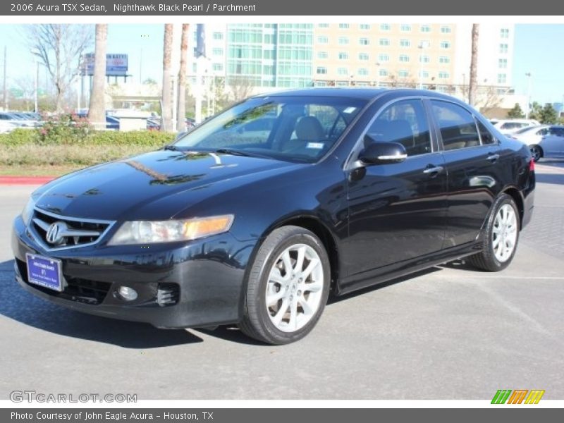 Nighthawk Black Pearl / Parchment 2006 Acura TSX Sedan