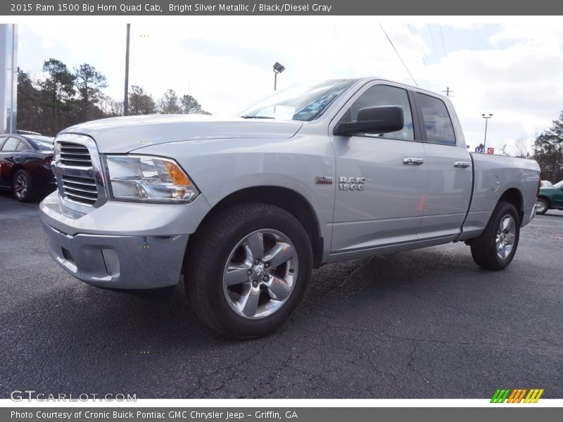 Front 3/4 View of 2015 1500 Big Horn Quad Cab