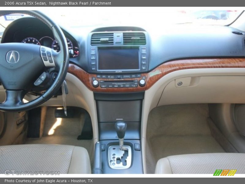Nighthawk Black Pearl / Parchment 2006 Acura TSX Sedan