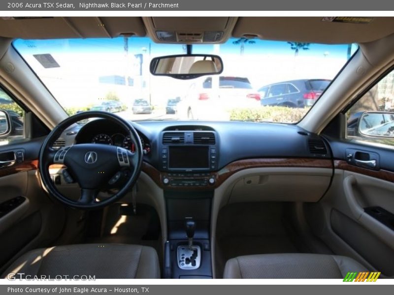 Nighthawk Black Pearl / Parchment 2006 Acura TSX Sedan