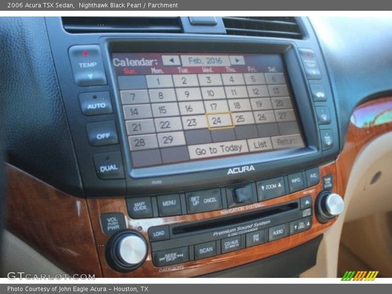 Nighthawk Black Pearl / Parchment 2006 Acura TSX Sedan