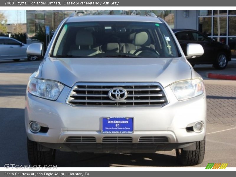 Classic Silver Metallic / Ash Gray 2008 Toyota Highlander Limited