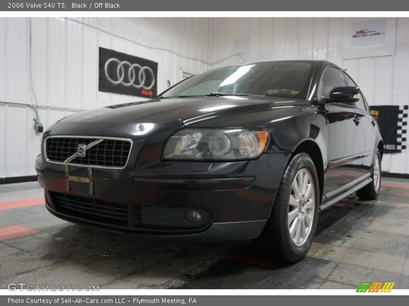 Black / Off Black 2006 Volvo S40 T5