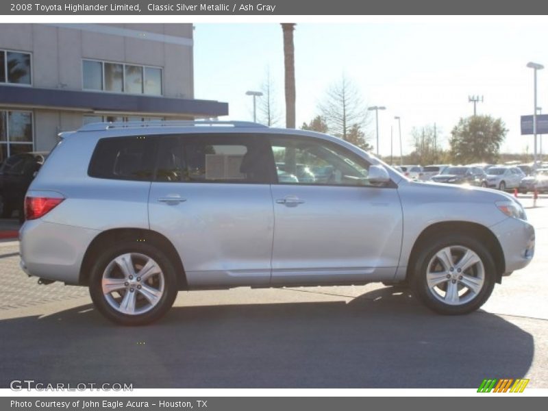 Classic Silver Metallic / Ash Gray 2008 Toyota Highlander Limited