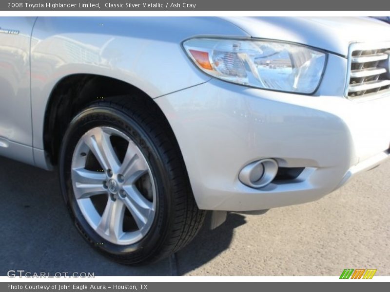 Classic Silver Metallic / Ash Gray 2008 Toyota Highlander Limited
