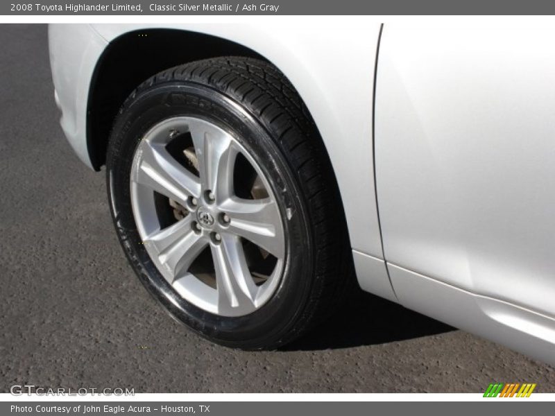 Classic Silver Metallic / Ash Gray 2008 Toyota Highlander Limited